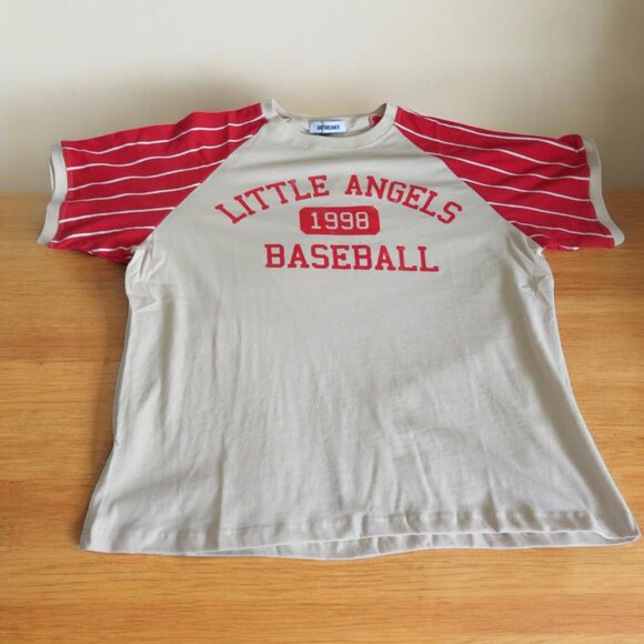 Daydreamer LA - Little Angels Baseball Raglan Ringer - Size Large - NWT - Picture 5 of 11